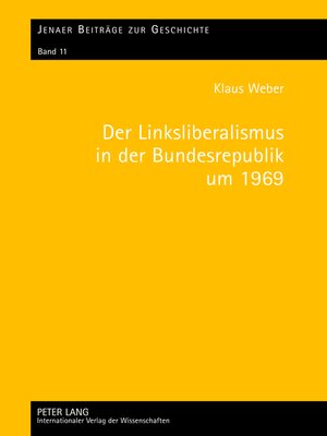 cover image of Der Linksliberalismus in der Bundesrepublik um 1969